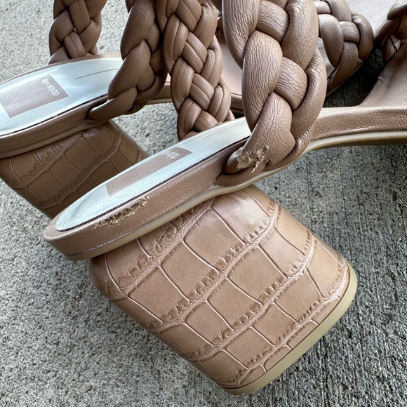 Dolce Vita Braided Sandal Block Heel - Picture 4 of 5